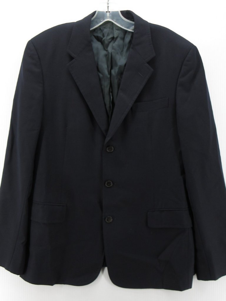 Prada Sport Coat 42 Navy Milano Blazer Wool Quiet Luxury Jacket Italy *